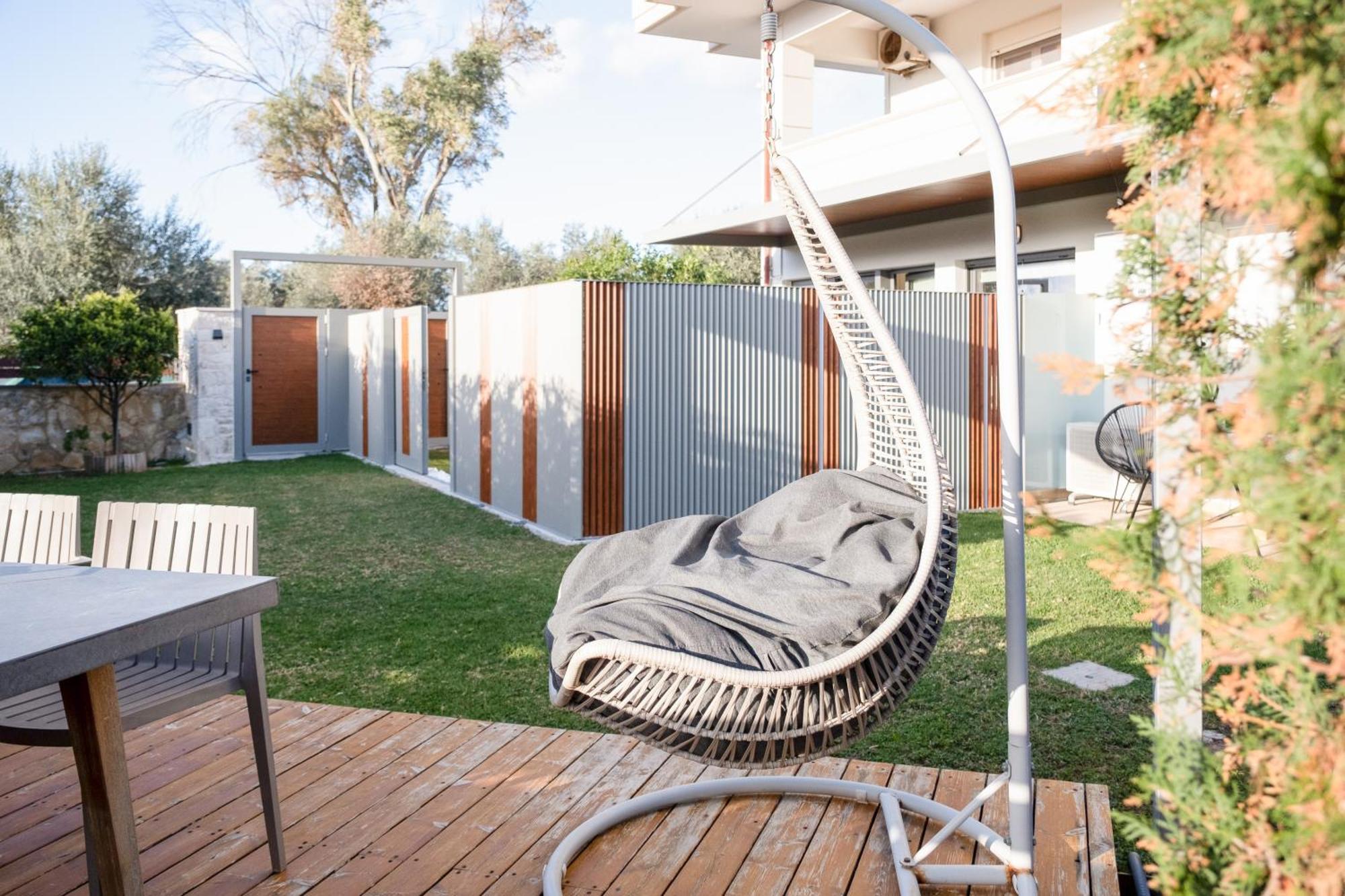 Glaros Casa Verde - Cozy Flat With Garden Near Beach 카토다라초 외부 사진