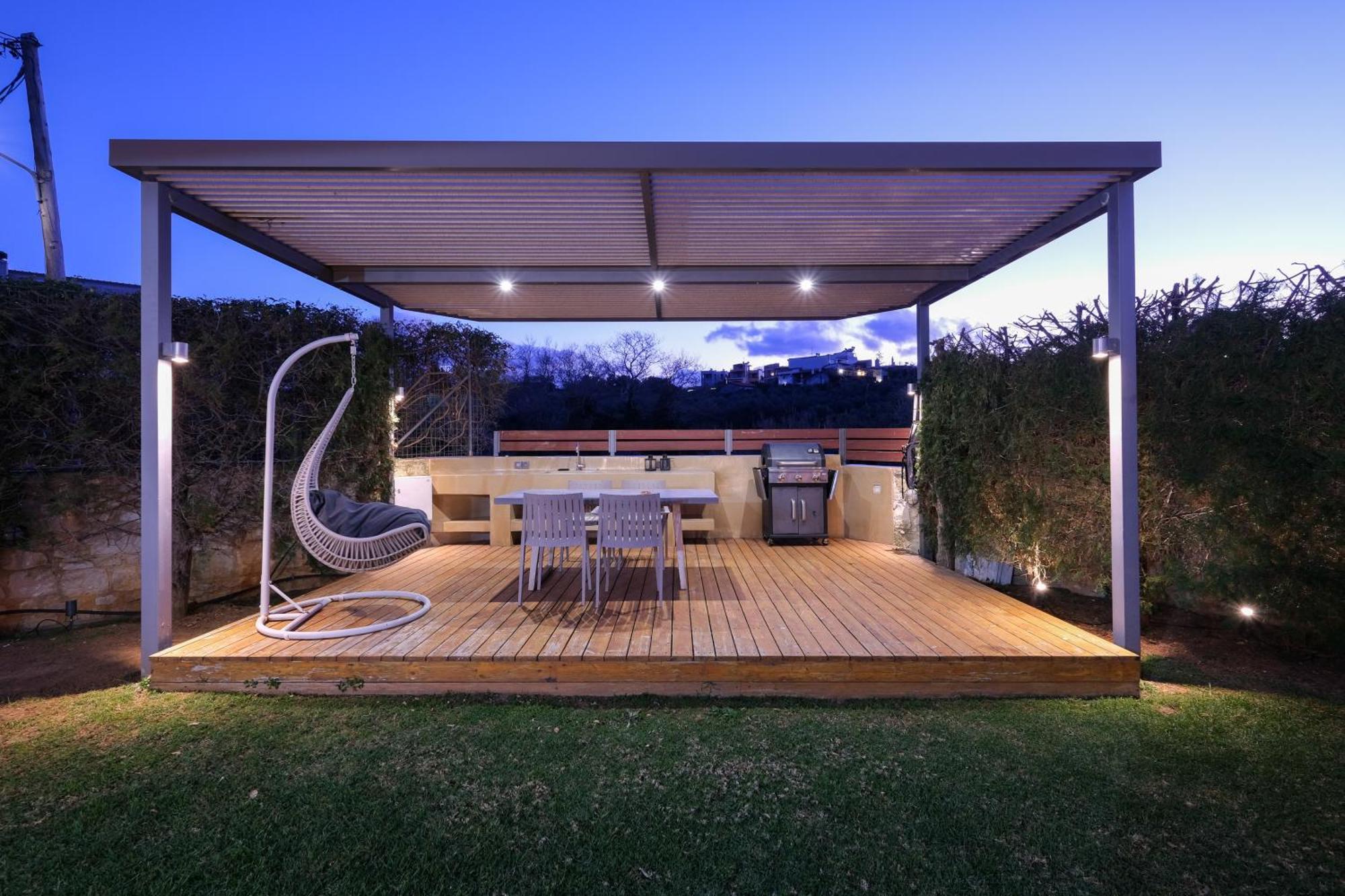 Glaros Casa Verde - Cozy Flat With Garden Near Beach 카토다라초 외부 사진