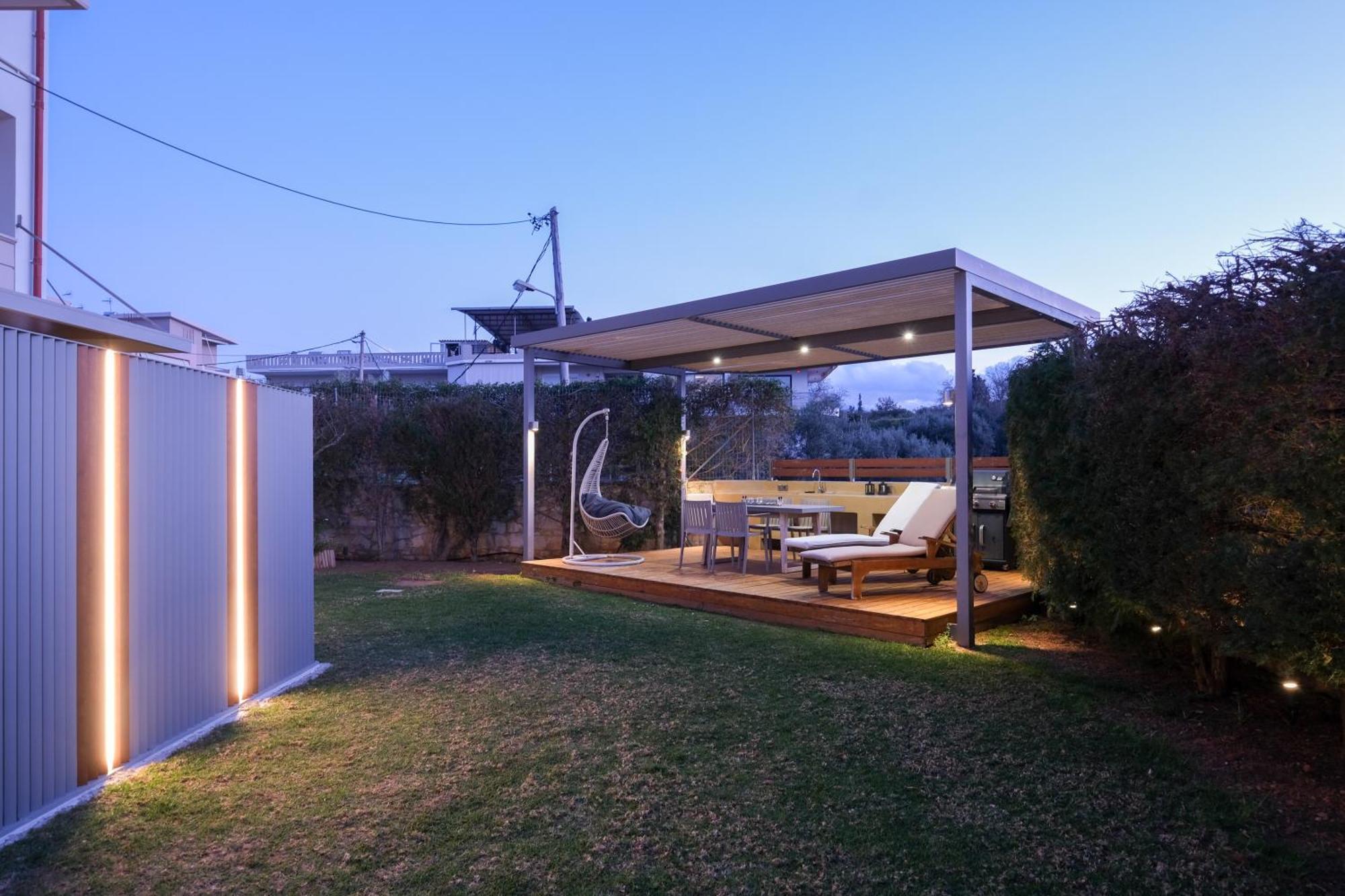 Glaros Casa Verde - Cozy Flat With Garden Near Beach 카토다라초 외부 사진
