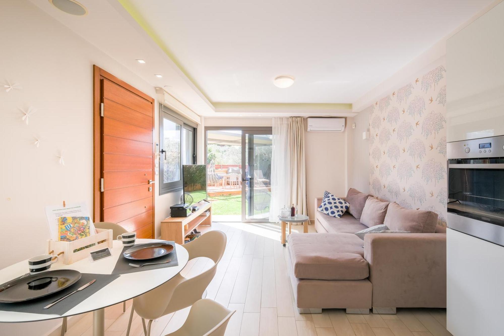 Glaros Casa Verde - Cozy Flat With Garden Near Beach 카토다라초 외부 사진
